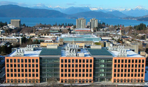 Aerial view of UBC Life Sciences Institute